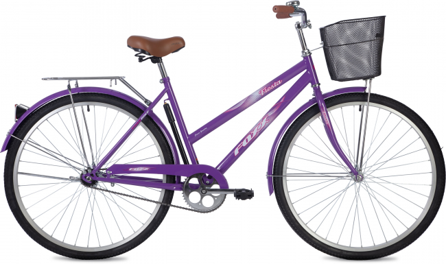 Велосипед FOXX 28 FIESTA фиолетовый, сталь, размер 20