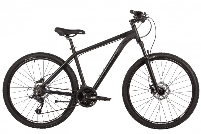 Велосипед STINGER 27.5" ELEMENT PRO SE черный, алюминий, размер 20"