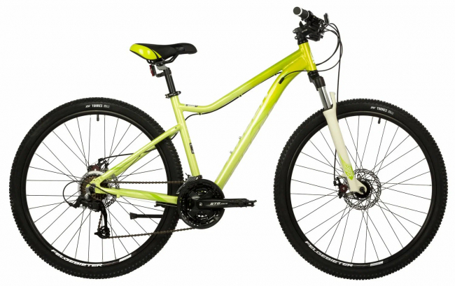 Велосипед STINGER 27.5" LAGUNA EVO SE зеленый, алюминий, размер 19"