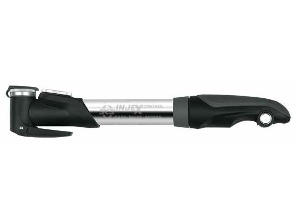Насос ручной мини SKS Injex control, под вентиль s/d/a, длина 283мм, максимальное давление 10bar, вес 216г, алюминий/пластик, с манометром, т-образная ручка