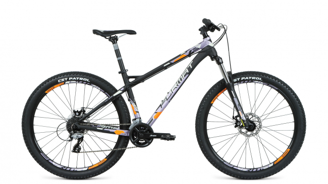 Велосипед FORMAT 1315 27.5" (2021) черно-серый матовый