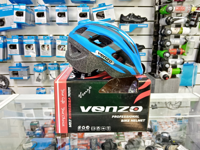 Велошлем детский Venzo VZ20-F26K-001 черно-синий