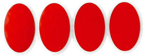 Weldtite аптечка red devils weldtite, 8 овальных трехслойных суперзаплаток-самоклеек 28х18мм (Англия)