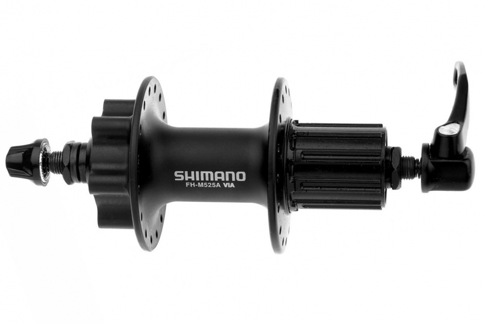 Втулка задняя Shimano Deore M525 6-болт 10x135мм черный